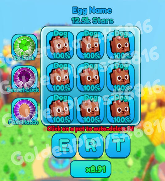 Egg Hatching UI