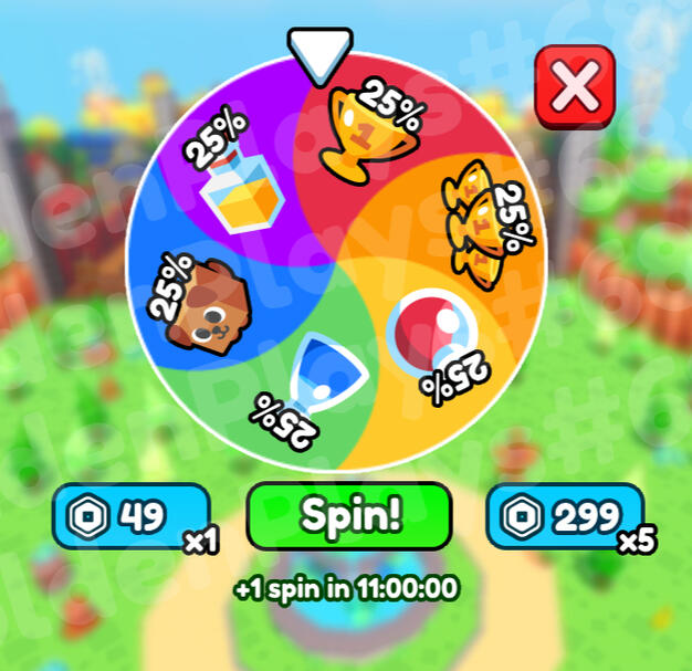 Spin Wheel UI